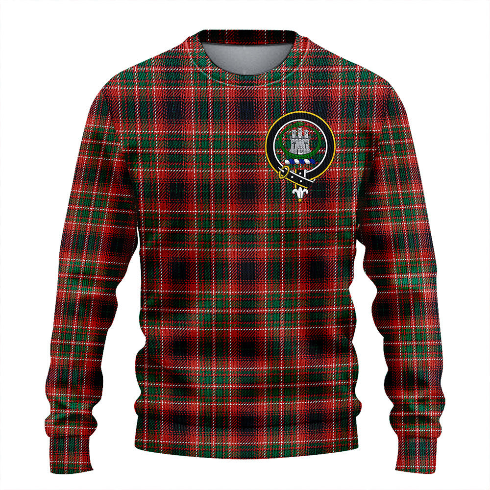 Innes of Cowie Weathered Clan Badge Tartan Knitted Sweater