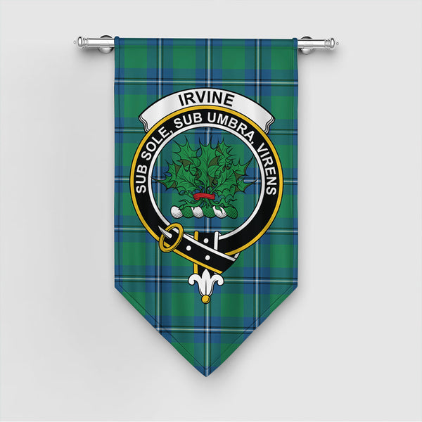 Irvine Ancient Tartan Classic Crest Gonfalon