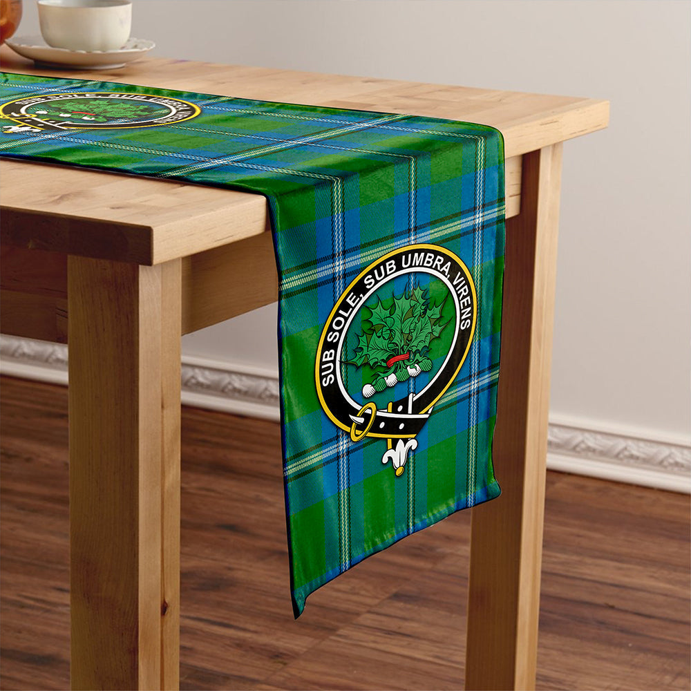 Irvine Ancient Clan Badge Tartan Table Runner