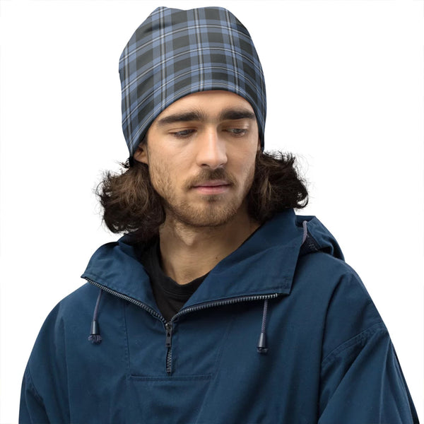 Irvine Weathered Clan Badge Tartan Beanie