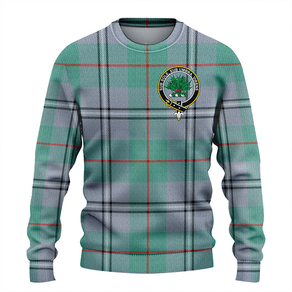 Irvine of Glentulchan Ancient Clan Badge Tartan Knitted Sweater