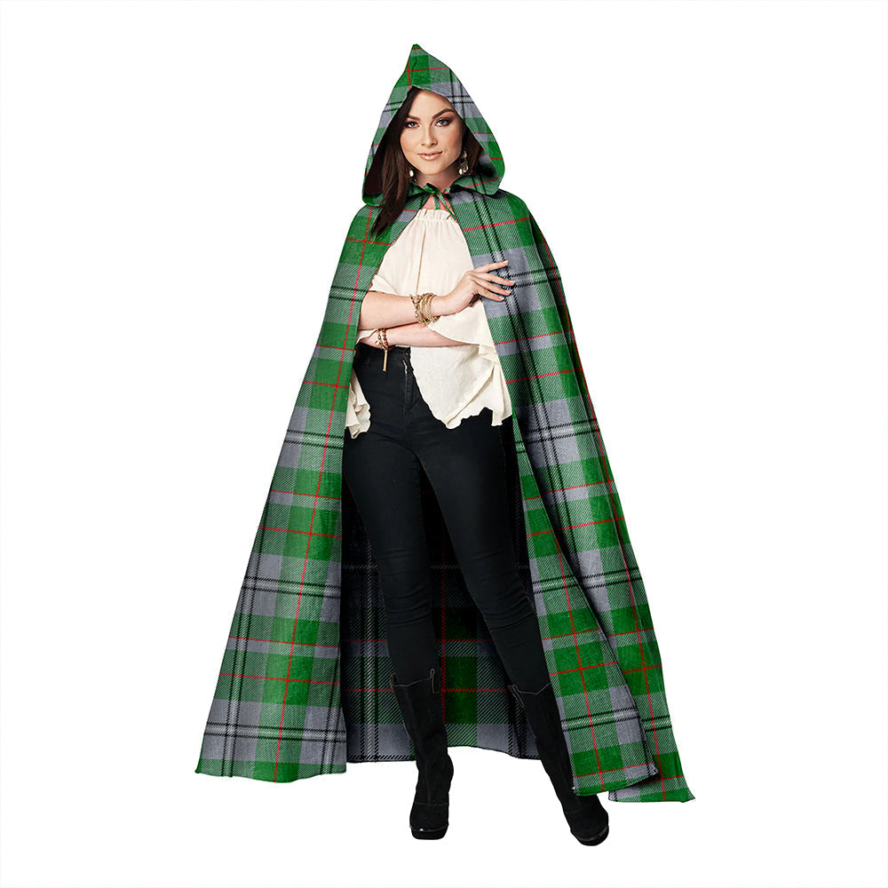 Irvine of Glentulchan Modern Clan Badge Tartan Hooded Cloak