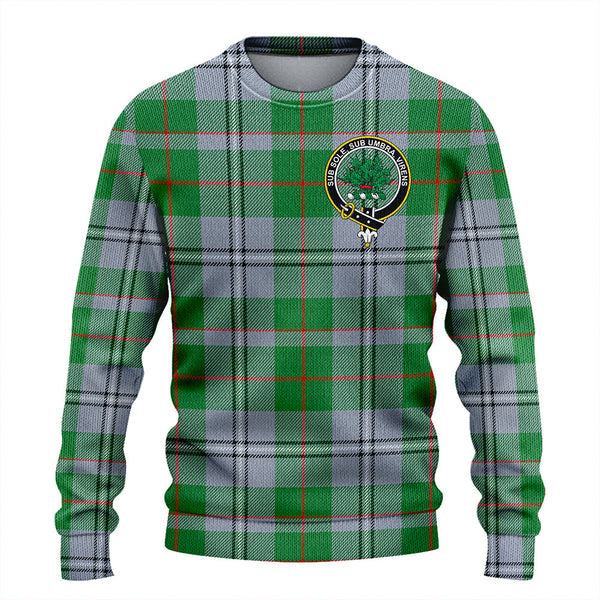 Irvine of Glentulchan Modern Clan Badge Tartan Knitted Sweater