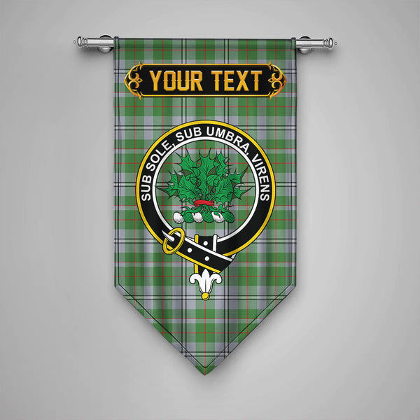 Irvine of Glentulchan Modern Clan Badge Tartan Gonfalon Personalize