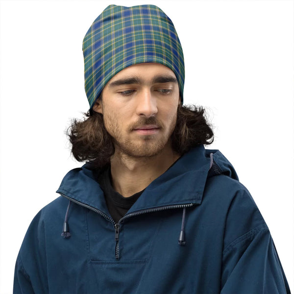 Isle of Man Manx Hunting Modern Tartan Beanie