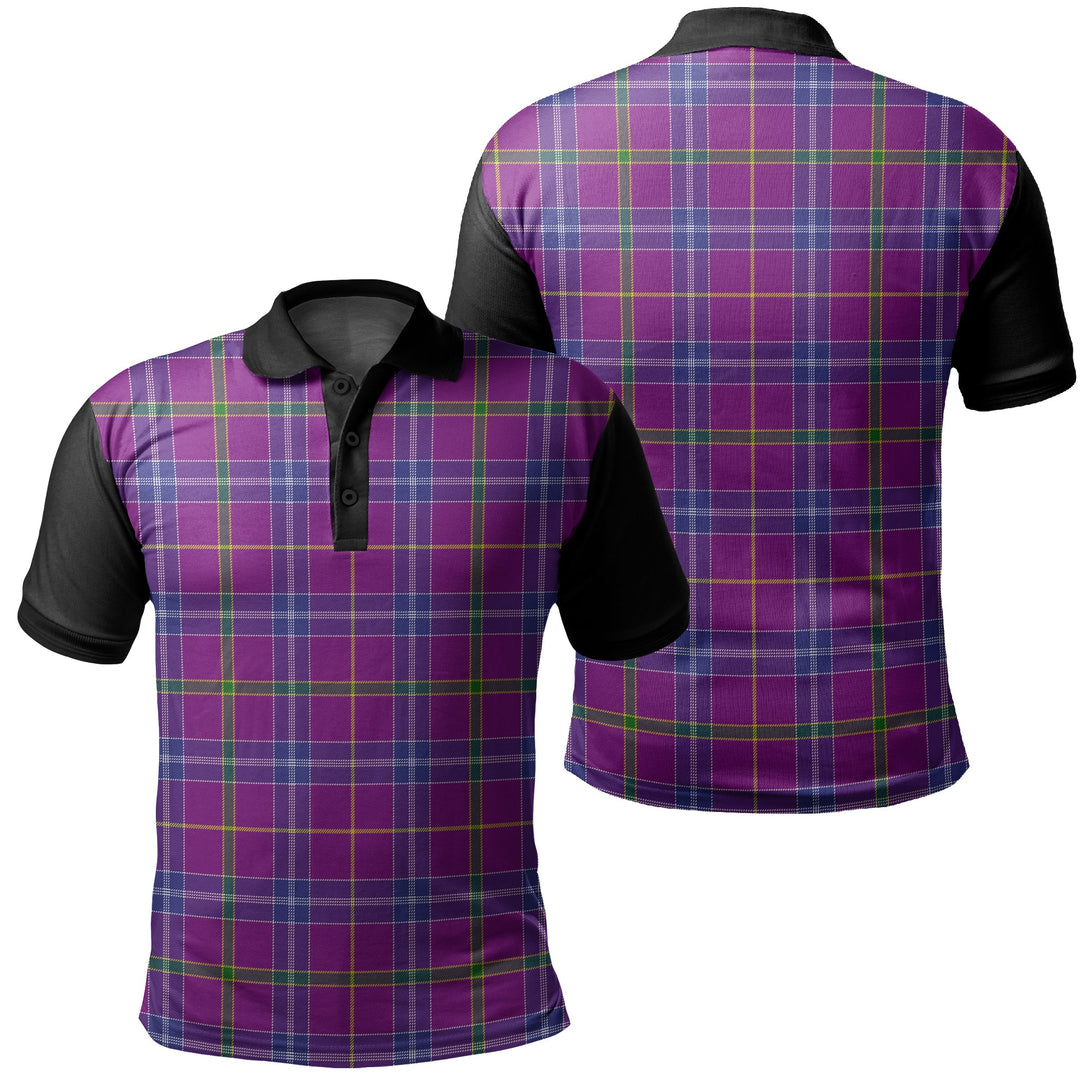 Jackson Tartan Classic Polo Shirt Black Neck 1 Style