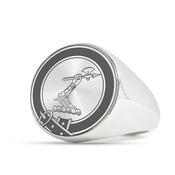 Jackson Clan Badge Engraved Signet Ring