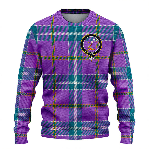 Jackson Ancient Clan Badge Tartan Knitted Sweater