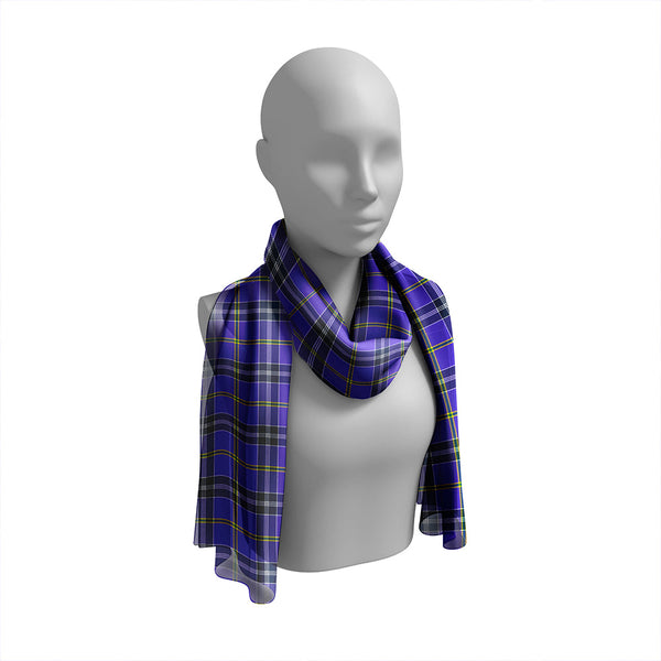 Jackson Modern Tartan Classic Silk Habotai Long Scarf