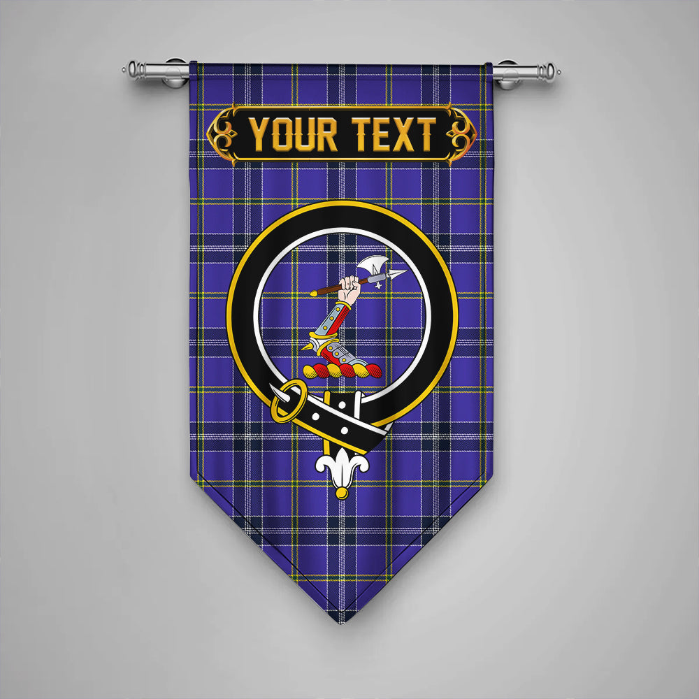 Jackson Modern Clan Badge Tartan Gonfalon Personalize