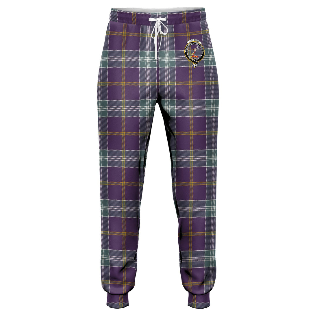 Jackson Weathered Clan Badge Tartan Jogger Pants