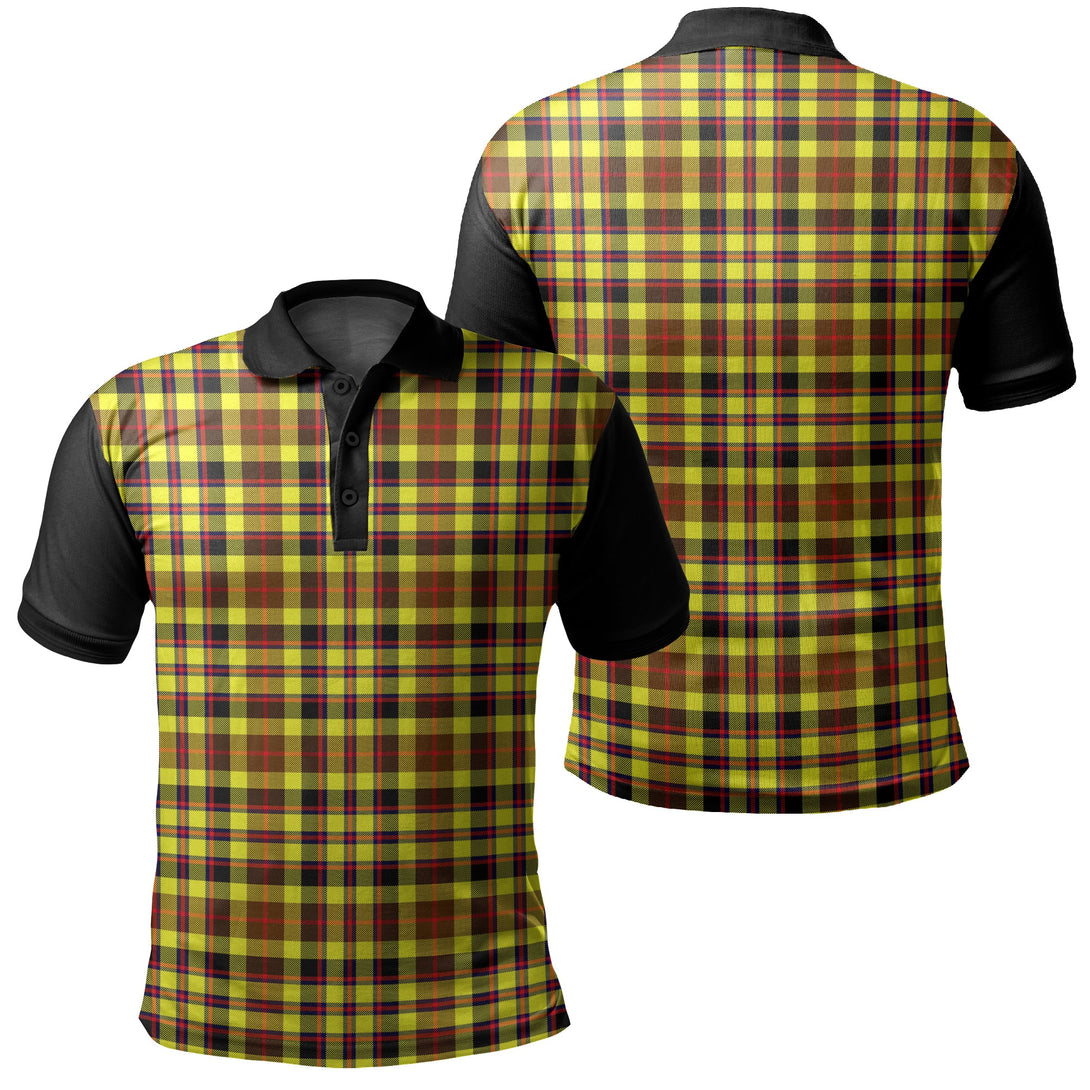 Jardine Tartan Classic Polo Shirt Black Neck 1 Style