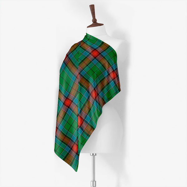 Jardine Dress Ancient Tartan Classic Silk Habotai Square Scarf