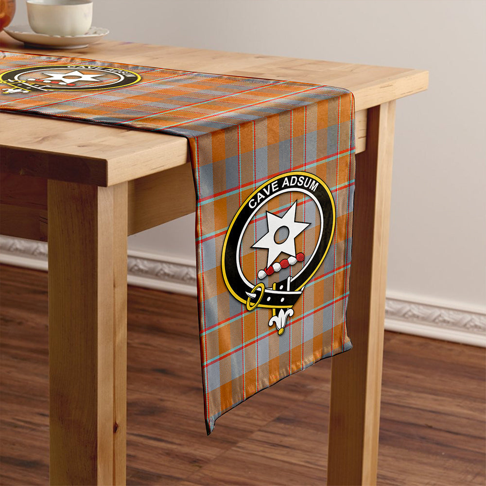 Jardine of Castlemilk Ancient Clan Badge Tartan Table Runner