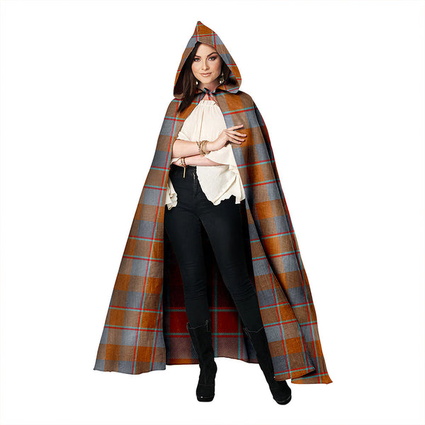 Jardine of Castlemilk Ancient Clan Badge Tartan Hooded Cloak