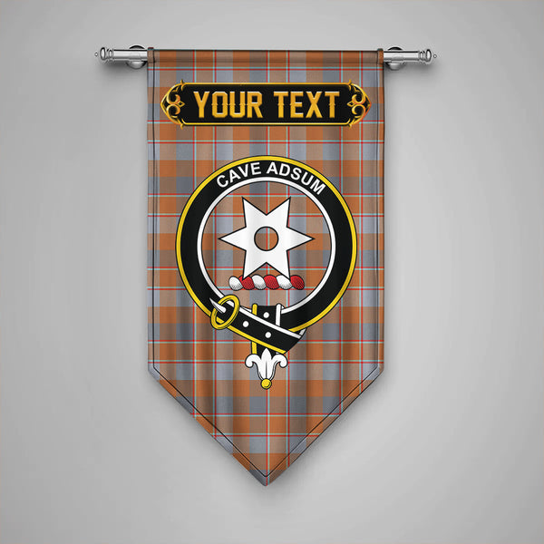 Jardine of Castlemilk Ancient Clan Badge Tartan Gonfalon Personalize