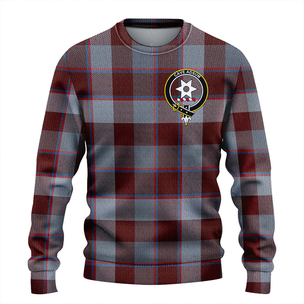 Jardine of Castlemilk Modern Clan Badge Tartan Knitted Sweater