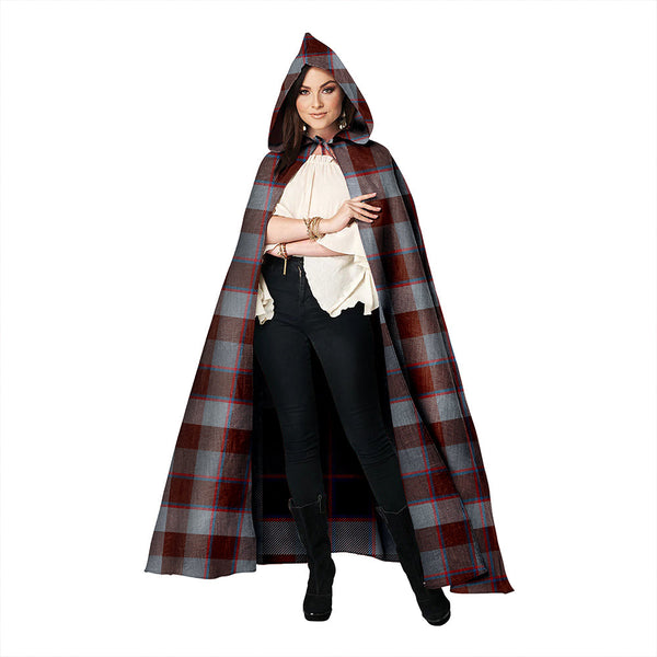 Jardine of Castlemilk Modern Clan Badge Tartan Hooded Cloak