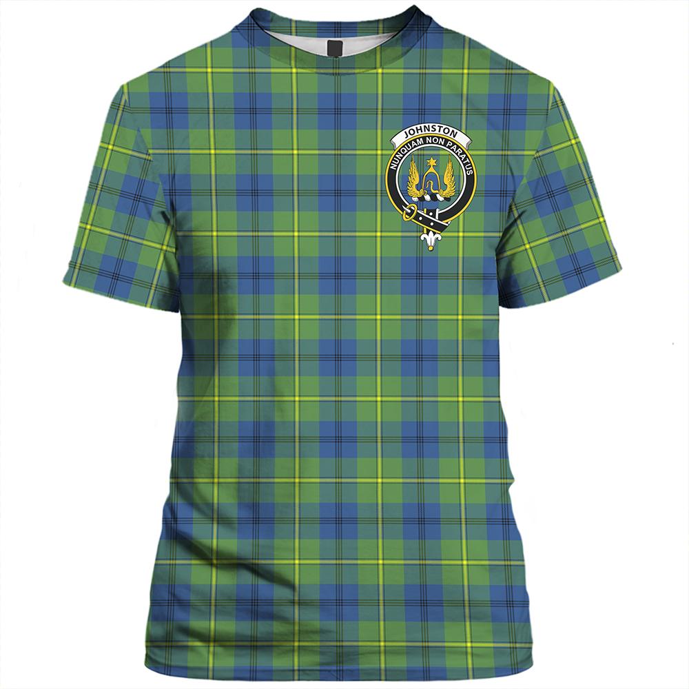 Johnston Ancient Tartan Classic Crest T-Shirt