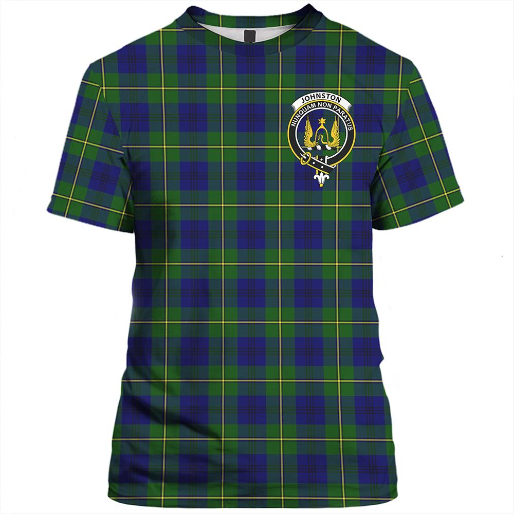 Johnston Modern Tartan Classic Crest T-Shirt