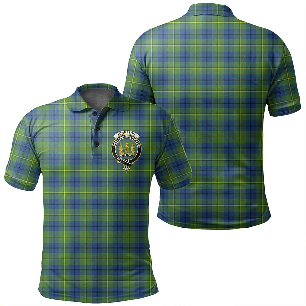 Johnston Ancient Tartan Classic Crest Polo Shirt