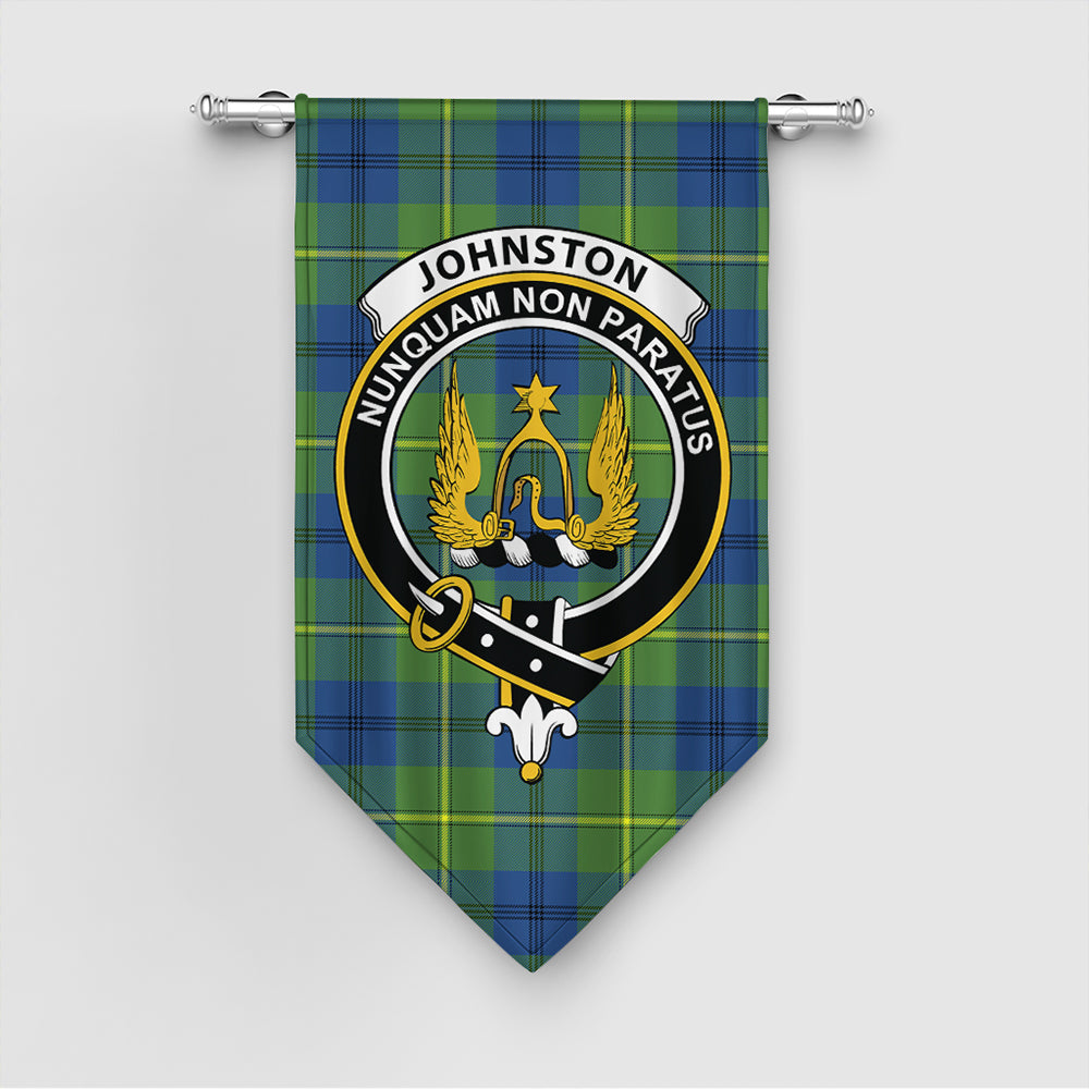 Johnston Ancient Tartan Classic Crest Gonfalon