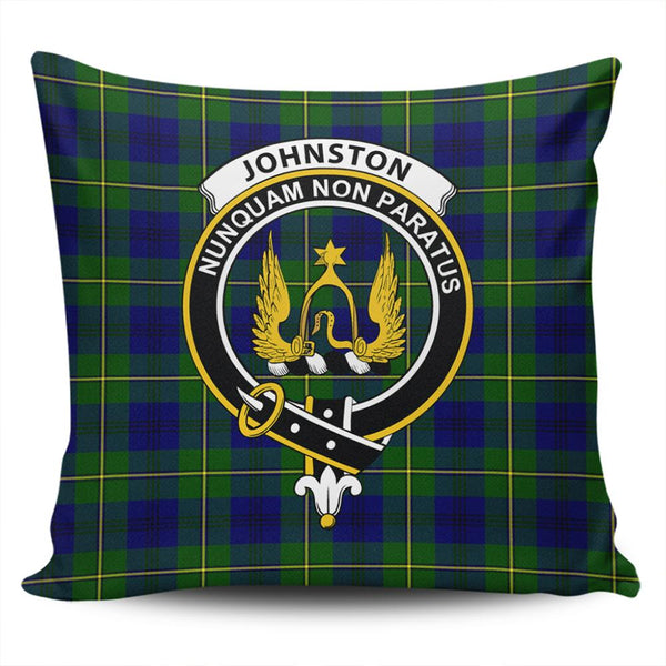 Johnston Modern Tartan Classic Crest Pillow Cover