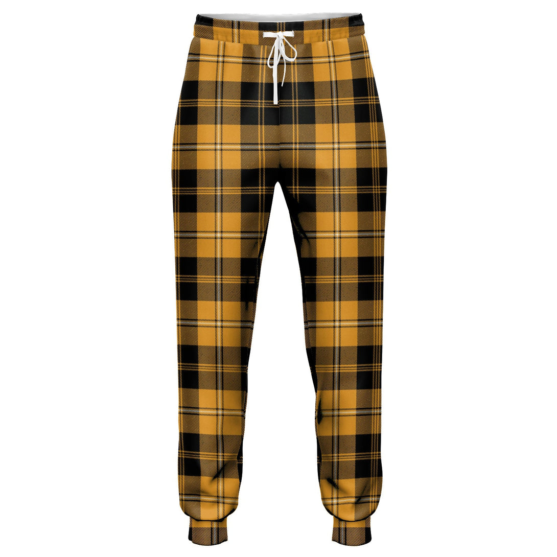 Johnstone Orange Black (Johnson Orange Black) Tartan Jogger Pants