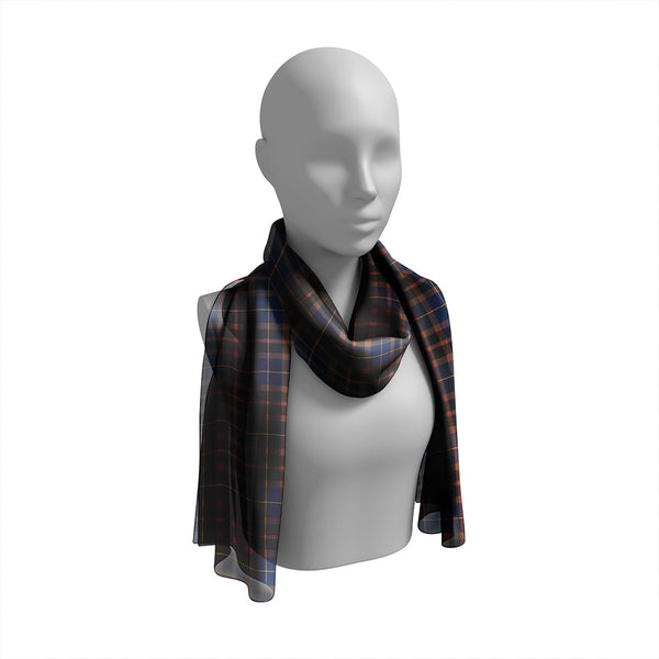 Jones Bobby Modern Tartan Classic Silk Habotai Long Scarf