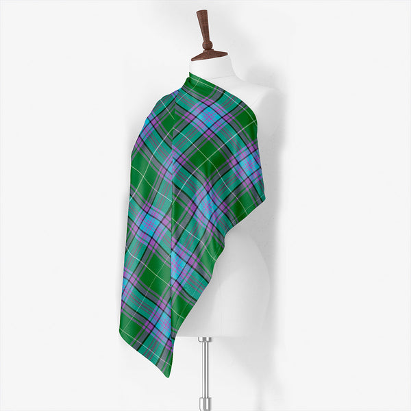 Jones Hunting Ancient Tartan Classic Silk Habotai Square Scarf