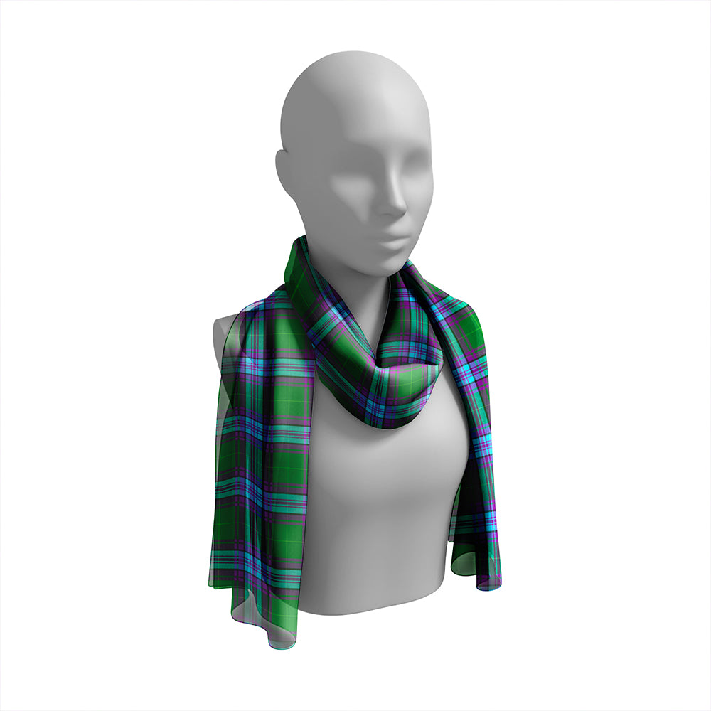 Jones Hunting Modern Tartan Classic Silk Habotai Long Scarf