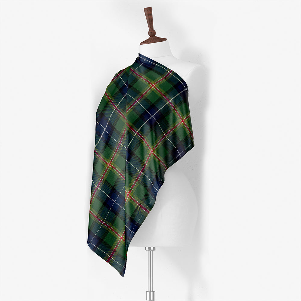 Jones #2 Modern Tartan Classic Silk Habotai Square Scarf