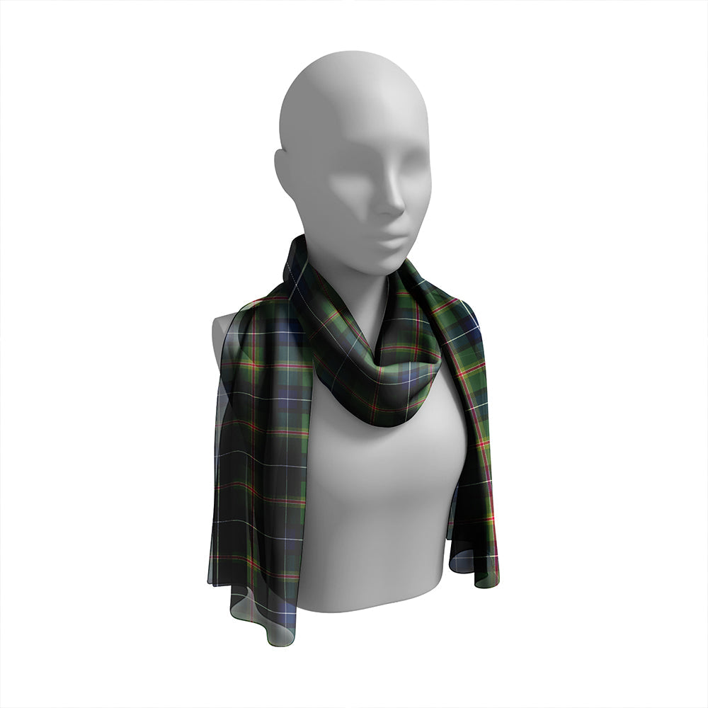 Jones #2 Modern Tartan Classic Silk Habotai Long Scarf