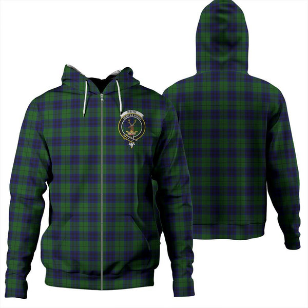 Keith Modern Tartan Classic Crest Zipper Hoodie