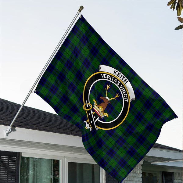 Keith Modern Classic Crest House Flag