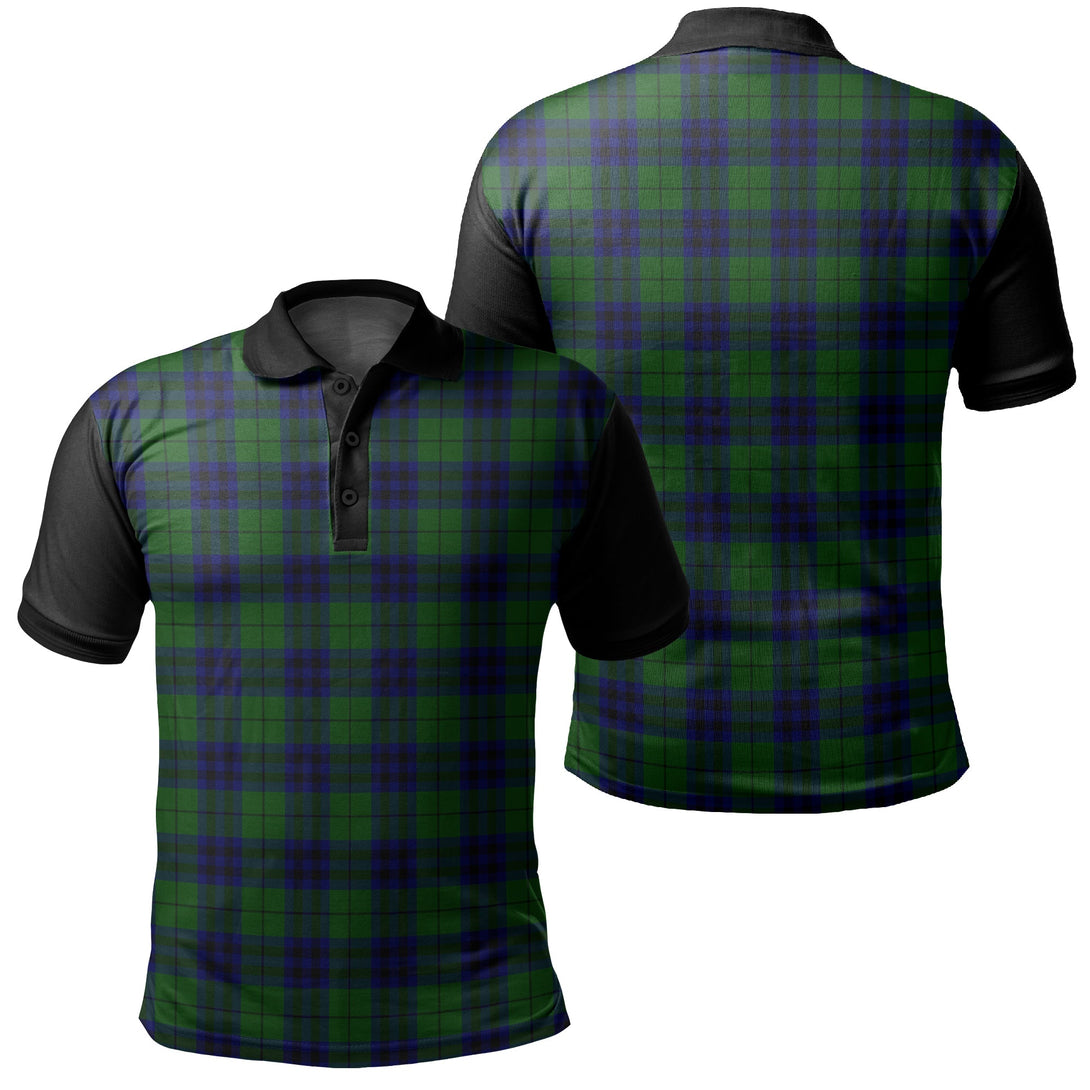 Keith Modern Tartan Classic Polo Shirt Black Neck 1 Style