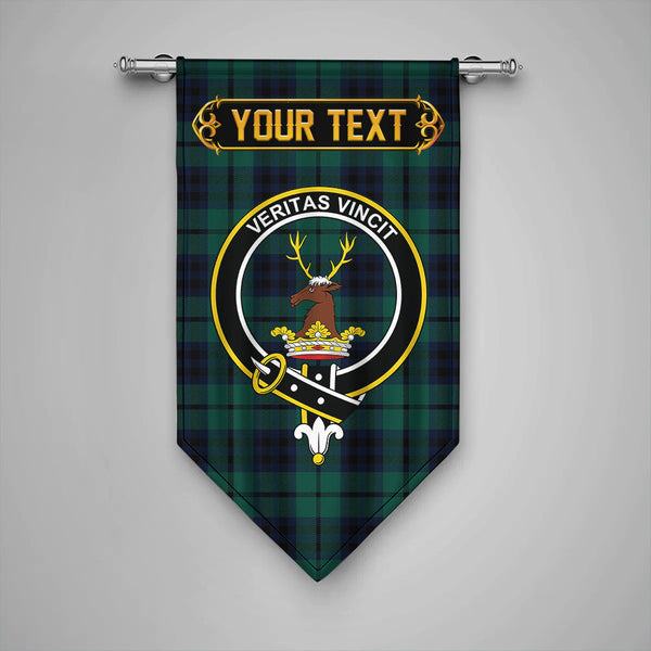 Keith (Austin) Modern Clan Badge Tartan Gonfalon Personalize