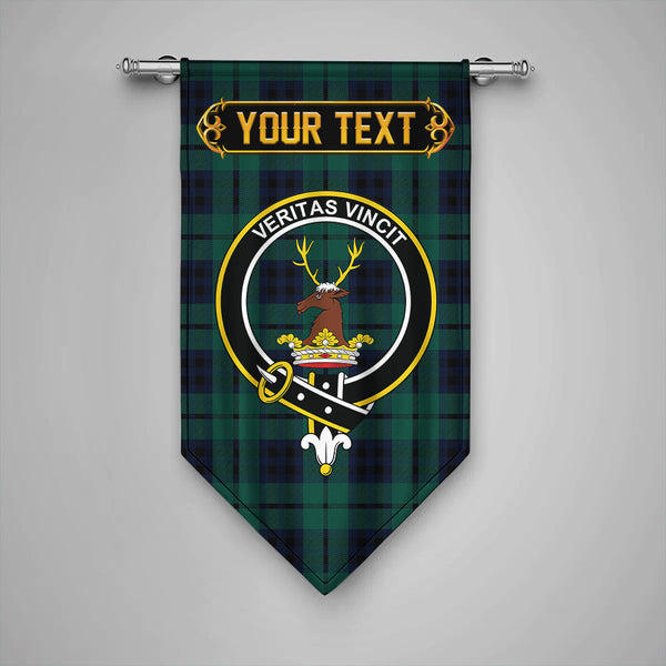 Keith (Marshall) Modern Clan Badge Tartan Gonfalon Personalize