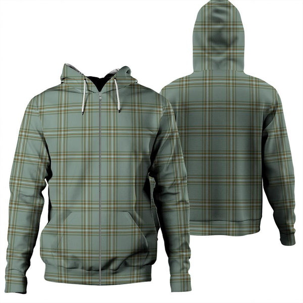 Kelly Dress Tartan Classic Zipper Hoodie