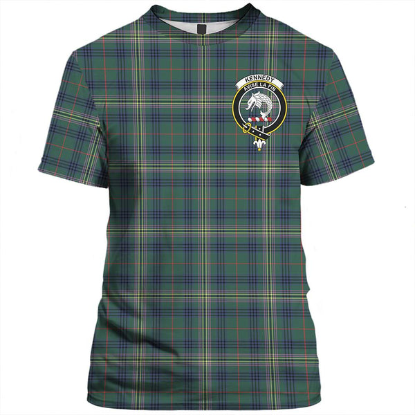 Kennedy Modern Tartan Classic Crest T-Shirt