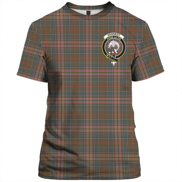 Kennedy Weathered Tartan Classic Crest T-Shirt