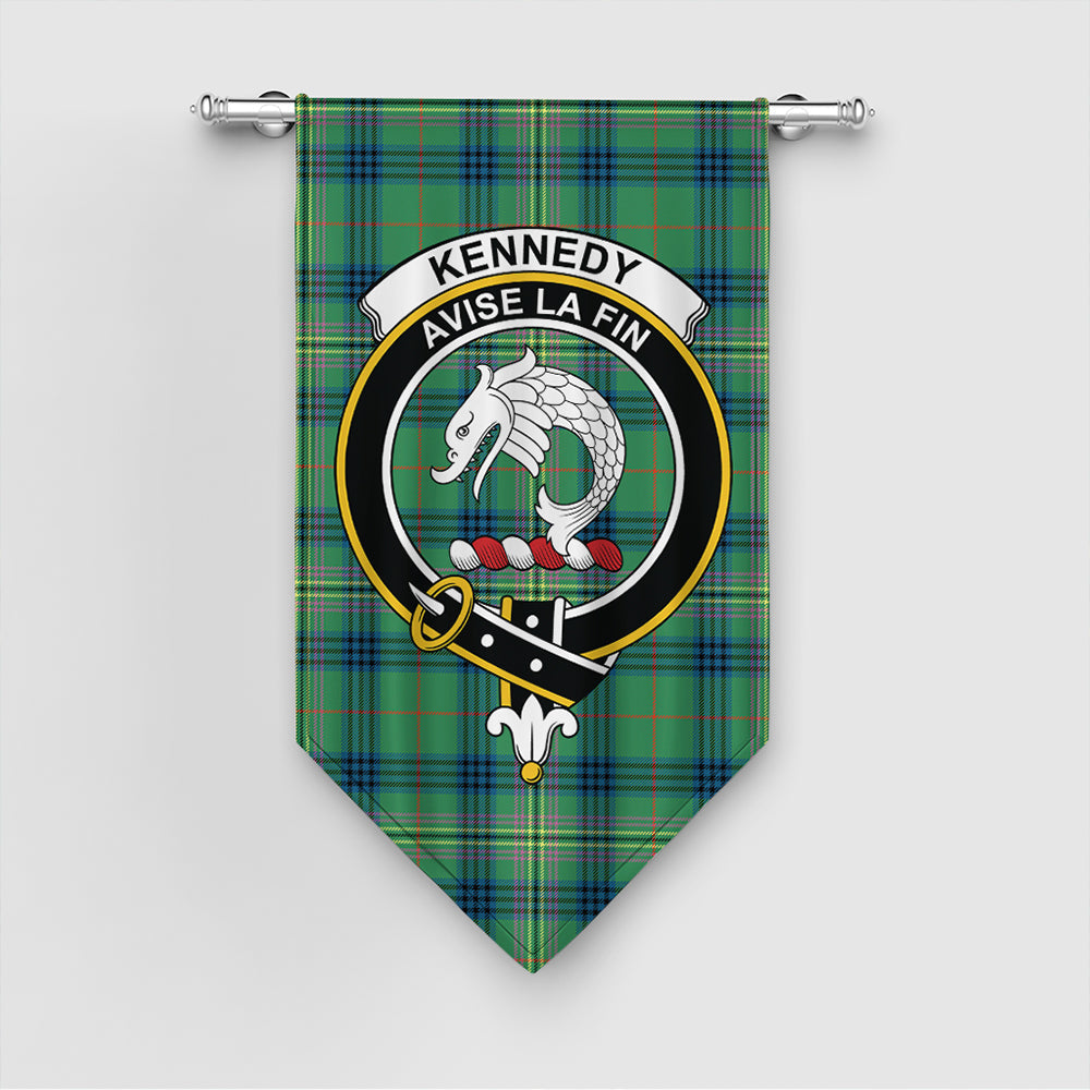 Kennedy Ancient Tartan Classic Crest Gonfalon