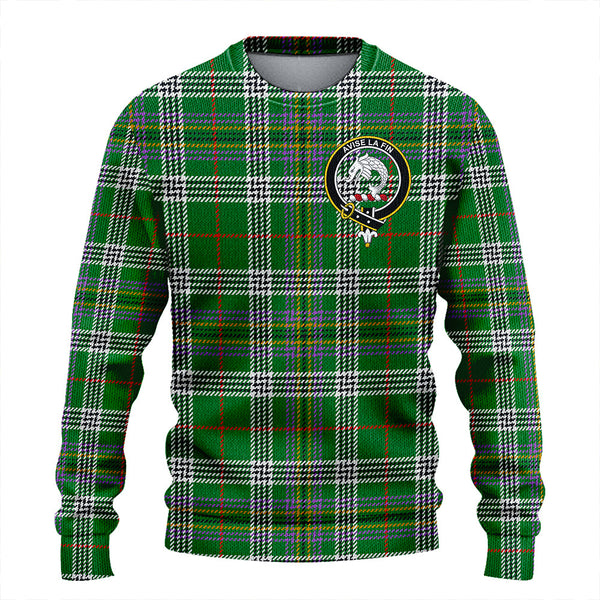 Kennedy Ancient Clan Badge Tartan Knitted Sweater