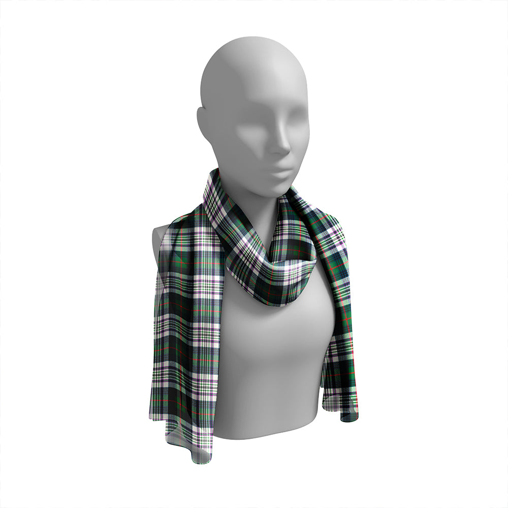 Kennedy Dress Modern Tartan Classic Silk Habotai Long Scarf