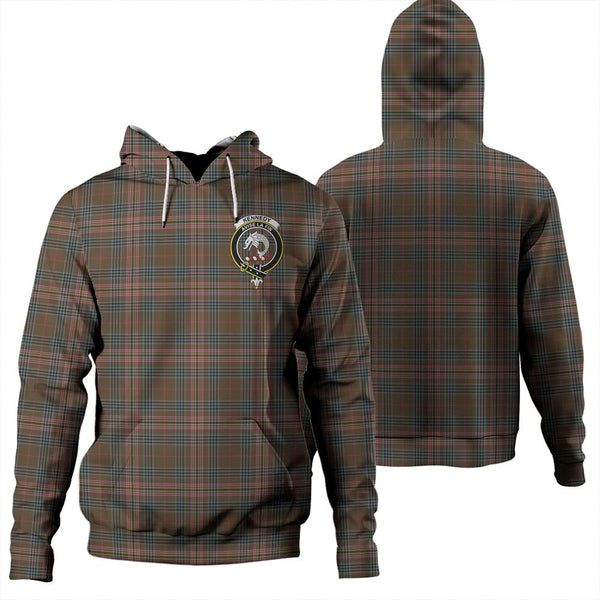 Kennedy Weathered Tartan Classic Crest Hoodie