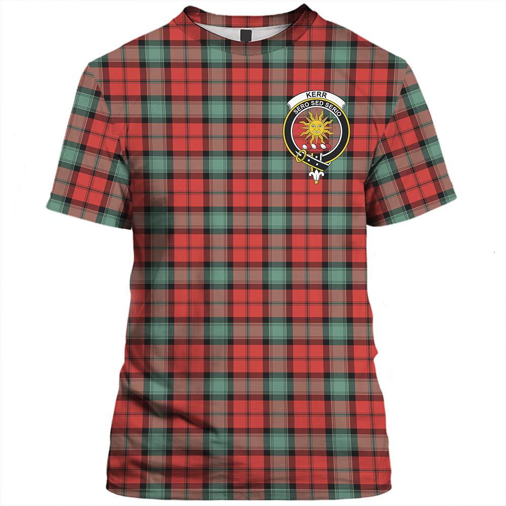 Kerr Ancient Tartan Classic Crest T-Shirt