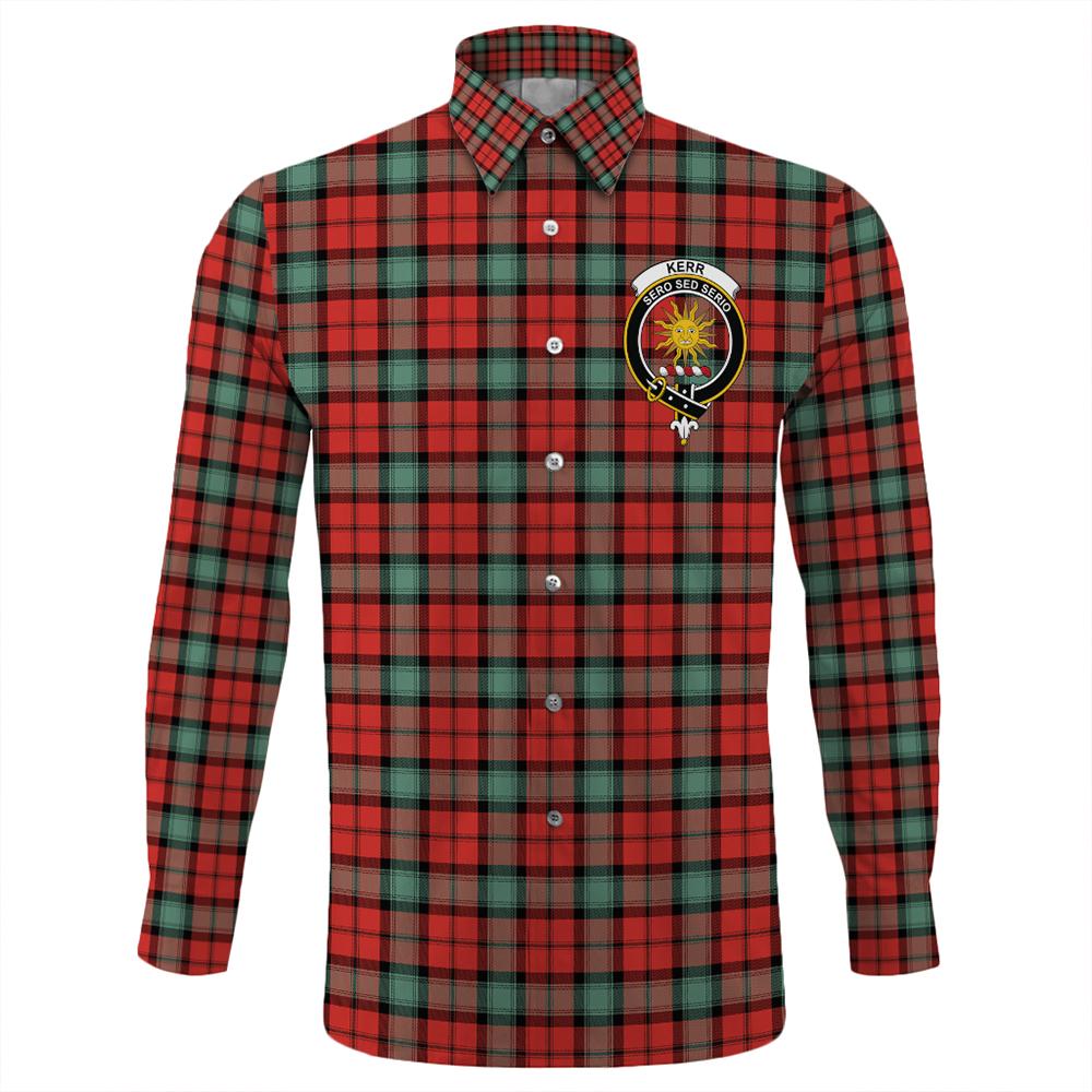 Kerr Ancient Tartan Classic Crest Long Sleeve Button Shirt