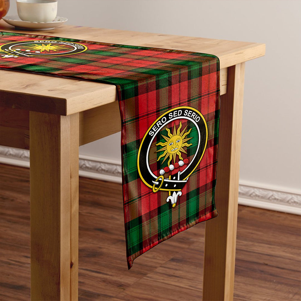 Kerr Ancient Clan Badge Tartan Table Runner