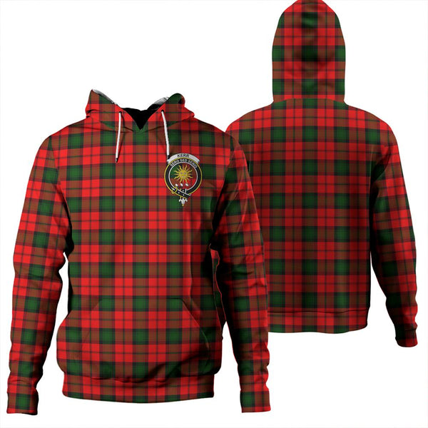 Kerr Modern Tartan Classic Crest Hoodie