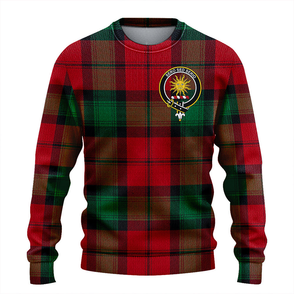 Kerr Modern Clan Badge Tartan Knitted Sweater